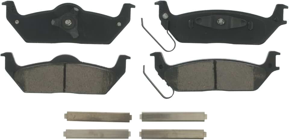 Wagner QS ZD1012A Disc Brake Pad Set, Chamfered Edges for Smooth, Quiet Stops, Fits 2006–2011 Ford F-150