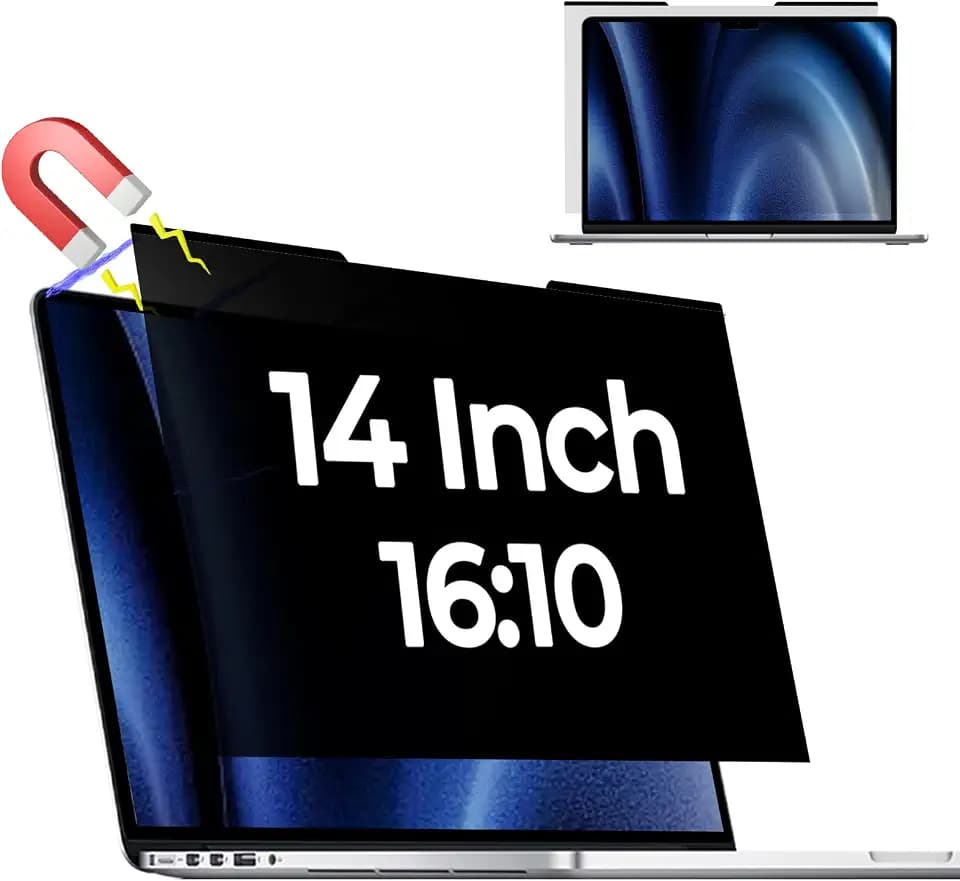 Magnetic Laptop Privacy Screen for 14 Inch 16:10 Aspect Ratio