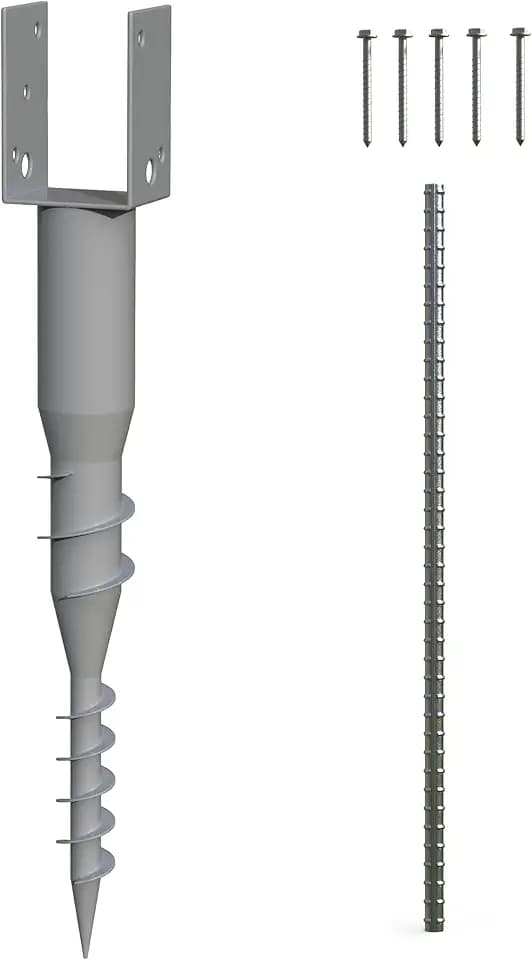 Mayne No-Dig Ground Anchor, 4x4 Post Anchor for Mailbox & Lamp Post