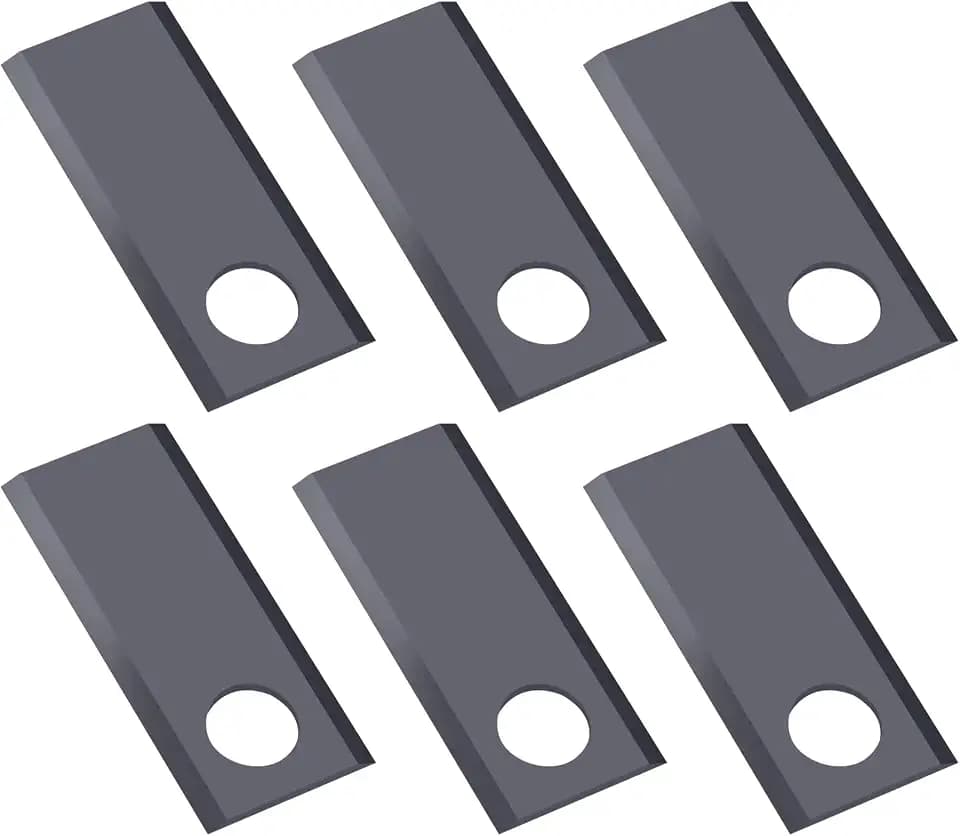 Drum Mower Blade Kit,6Pcs Knives