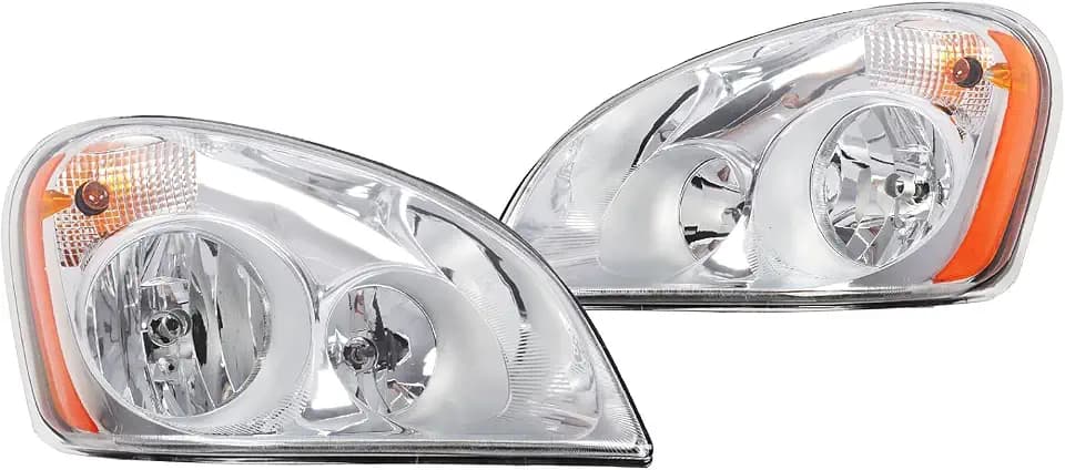 Headlight Assembly Compatible with Cascadia 2008-2017 W/Bulbs