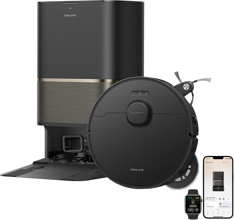dreame L60 Ultra PE Robot Vacuum and Mop with 220+ Object Recognition