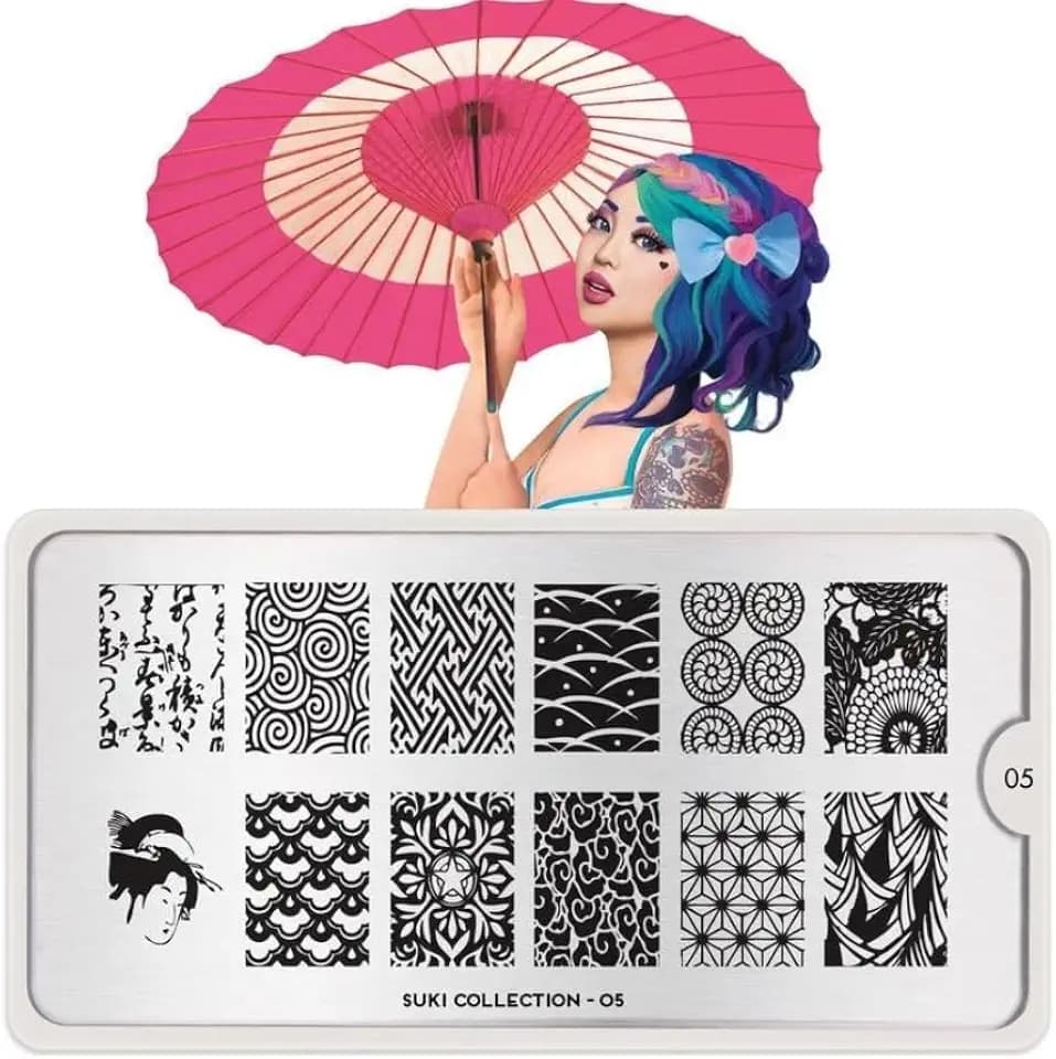 Moyou Stempel Schablone Suki 05
