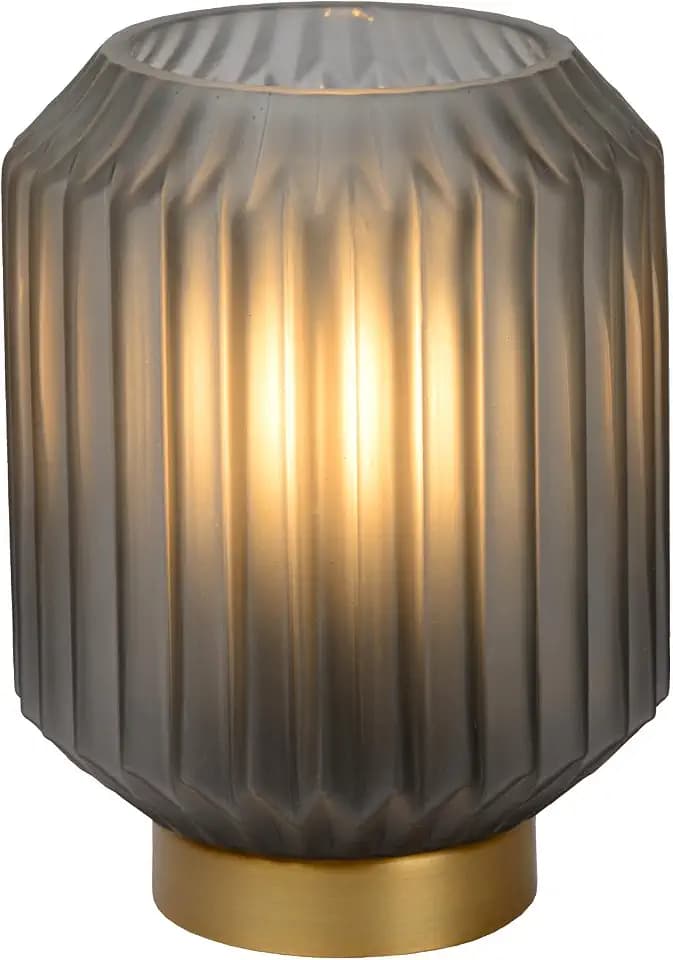 LUCIDE SUENO - Tischlampe - Ø 13 cm - 1xE14 - Grau