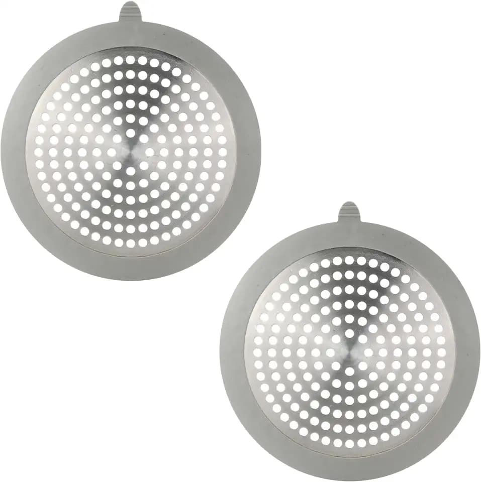 Danco Bathroom Sink & Tub Hair Catcher & Drain Protector, 2-Pack (11040P)