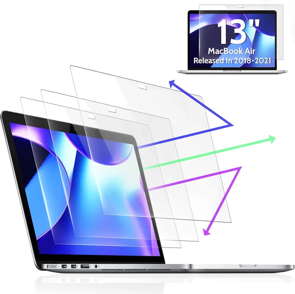 Peslv 3-Pack Anti Blue Light Screen Protector for MacBook Air 13 Inch