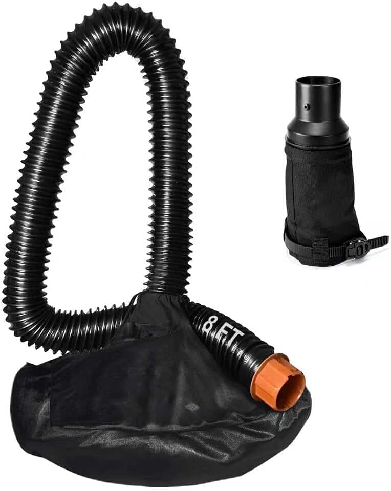 8 FT Leaf Collection System Compatible with WORX Leaf Blower Vac
