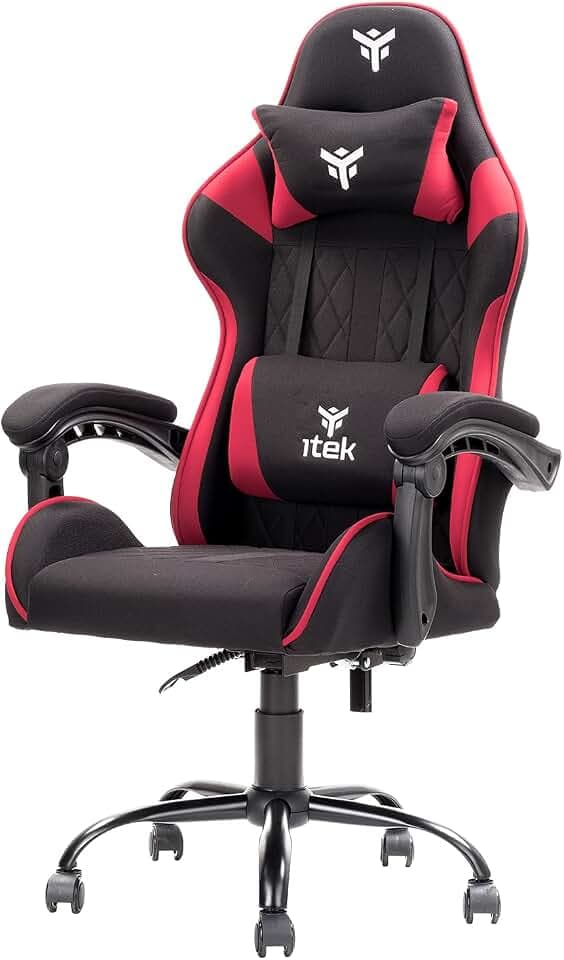 iTek Gaming Chair Rhombus FF10, Gewebe, Normale