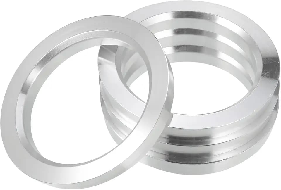 X AUTOHAUX 4pcs OD 83.1mm to ID 64.1mm Aluminium Alloy Hub Centric Rings