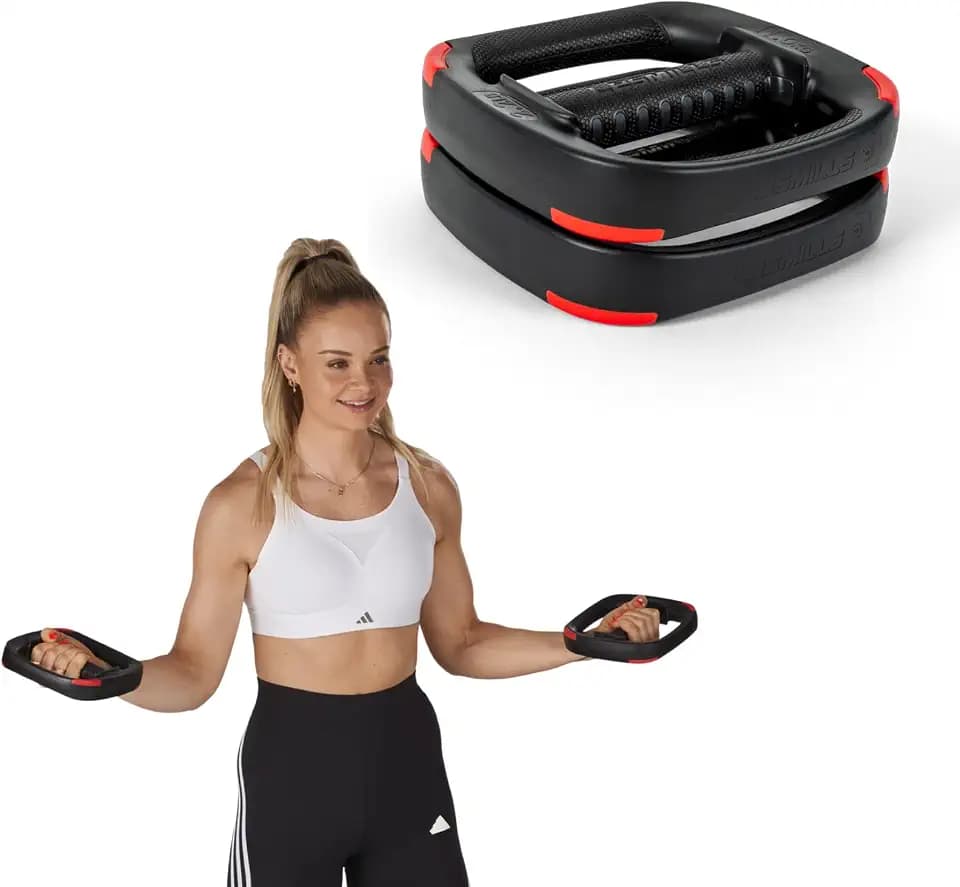 Les Mills™ Ergonomische Doppelzweck-Hantelscheiben für Ganzkörpertraining