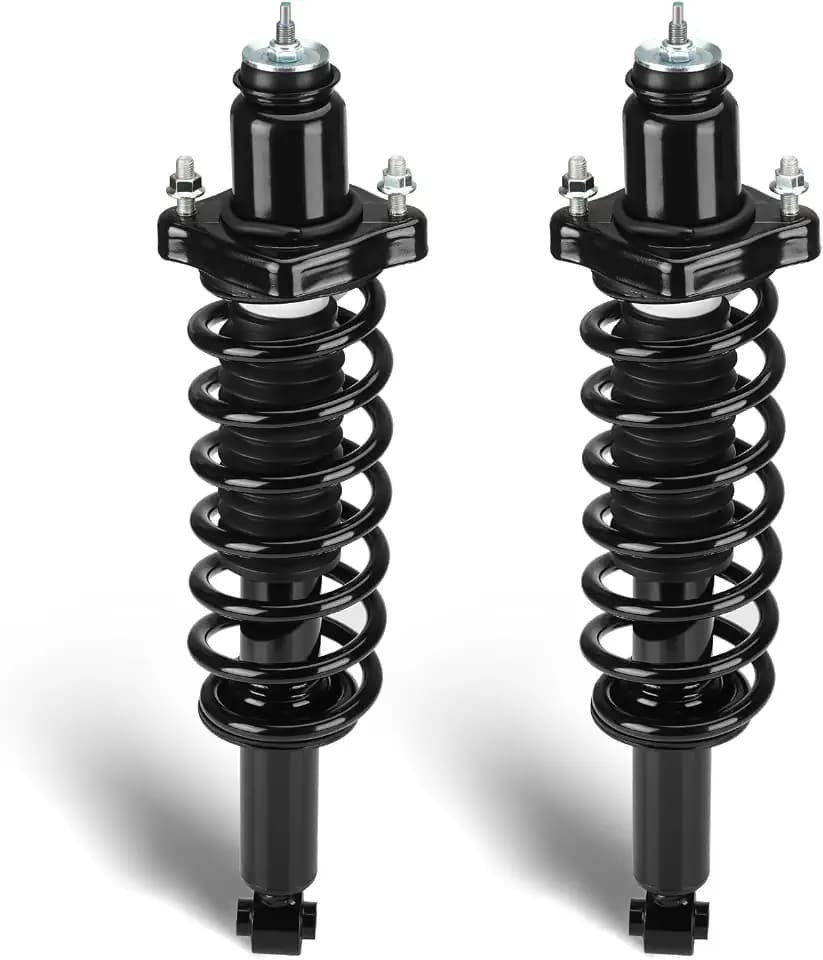 Rear Shock Absorber w/Coil Spring Complete Struts Assembly Fit for 2007-2016 Jeep Patriot/Jeep Compass, for 2007-2012 Dodge Caliber (Exc. SRT-4), Replace for 172401 2Pcs