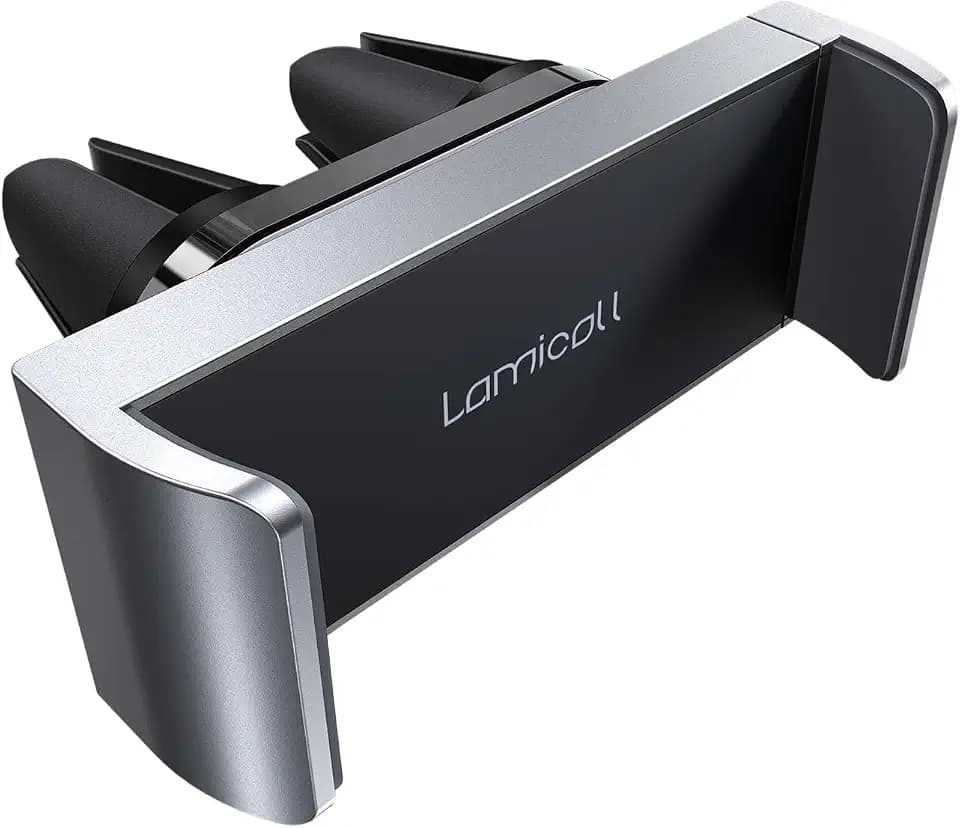 Lamicall Handy Autohalterung, Auto Vent Halterung - Universal 360° KFZ Lüftung Halter für iPhone 17 16 15 14 Pro Max Plus, SE, 13 12 Pro Max Mini, 11 Pro, Xs, X, XR, Samsung S10, Huawei, Smartphone