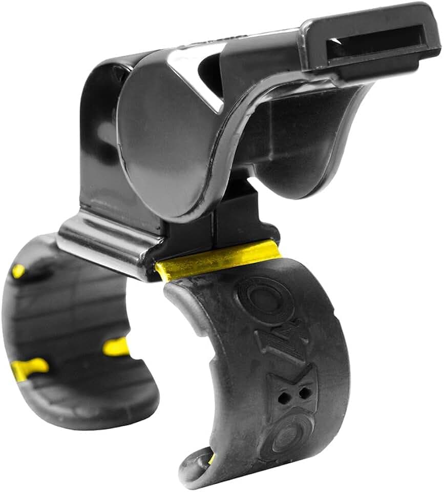Fox 40 Pearl Finger Grip Whistle, Black