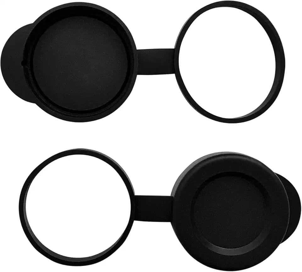 56mm Binocular/Monocular Objective Lens Caps Internal Diameter 69.7-74mm Rubber Cover Set Black