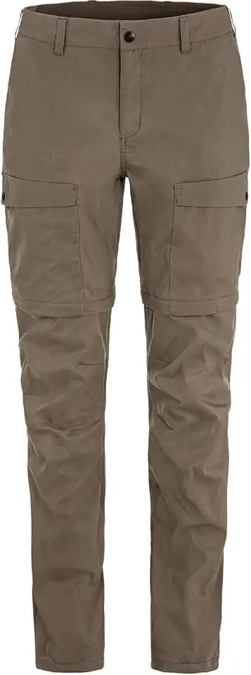 Fjällräven Damen Abisko Hybrid Trail Zip-Off Hose, Suede Brown, 38/S