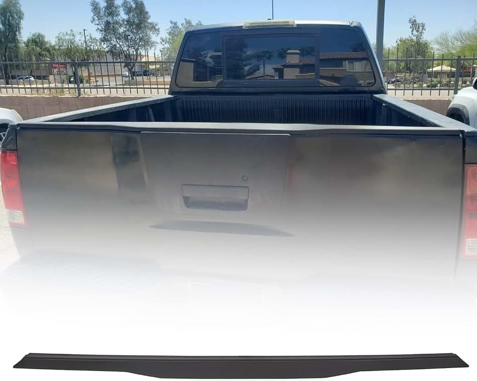 ECOTRIC Tailgate Cover Cap Molding Compatible with 2004-2012 Nissan Titan