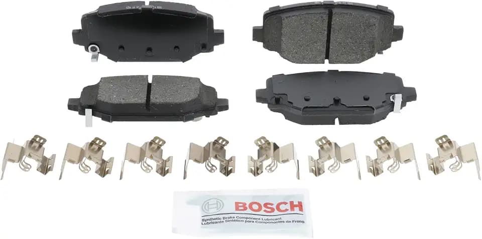 BOSCH BE1596H Blue Ceramic Disc Brake Pad Set with Hardware - Rear