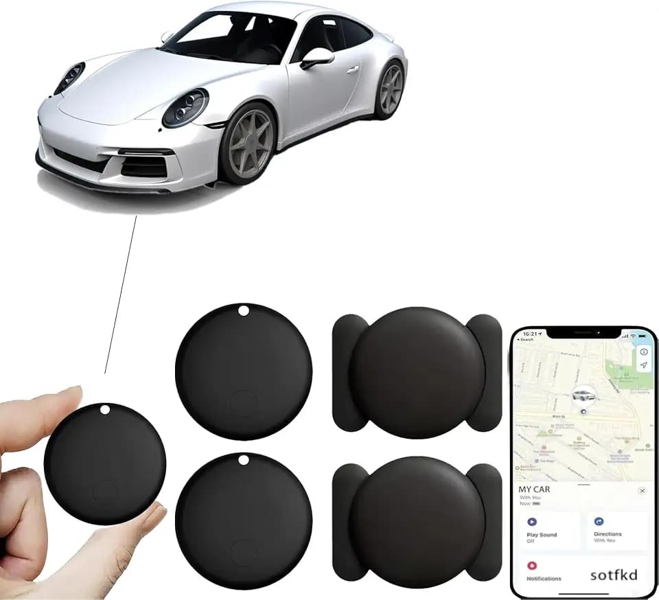 2 Pack GPS Tracker for Vehicles,Tracking Devices for Cars Hidden w/Magnetic