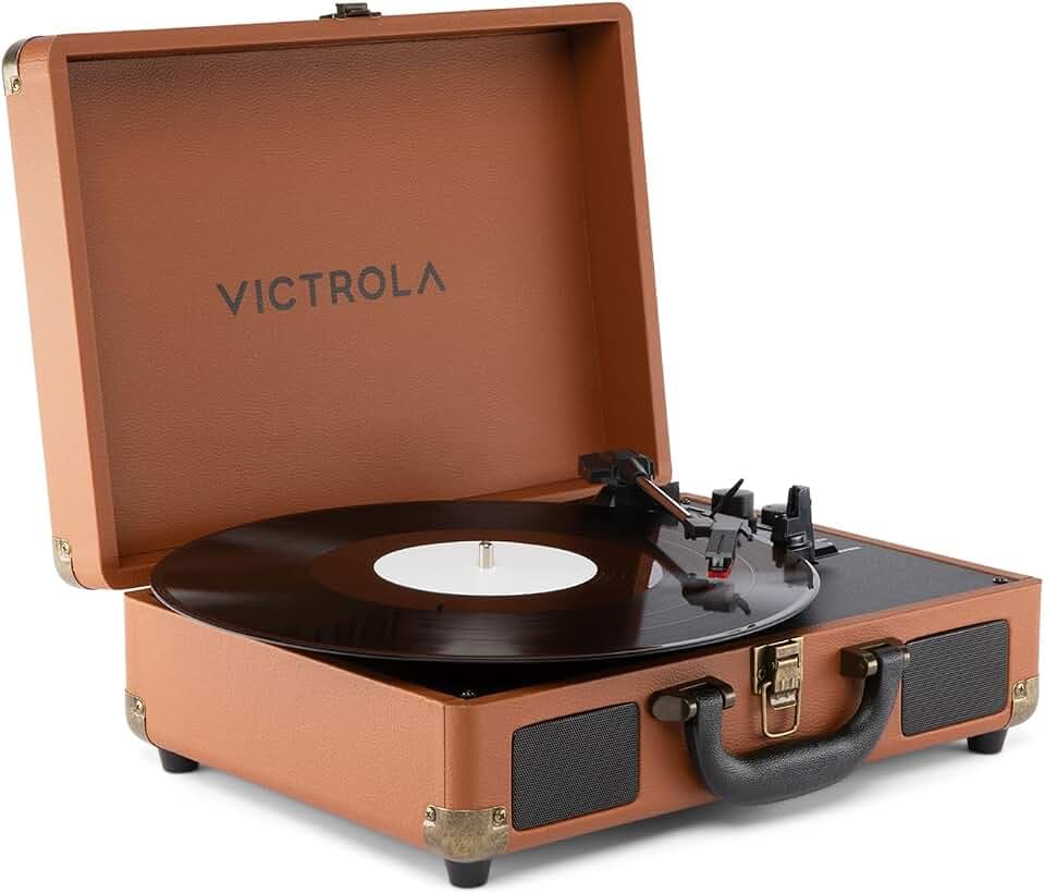 Victrola Journey II - Bluetooth-Kofferplattenspieler - Braun