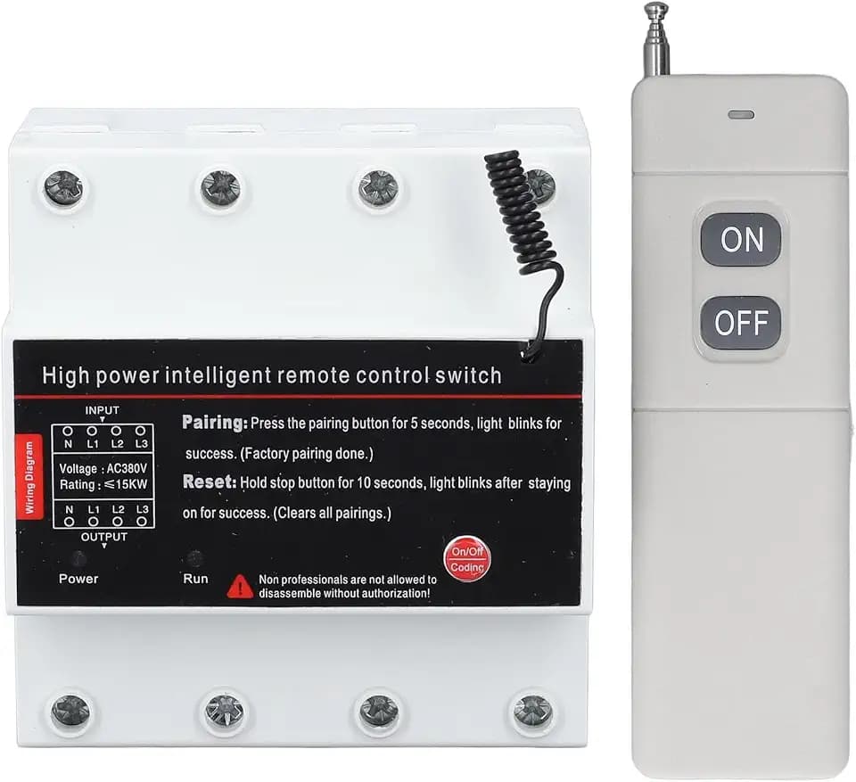 3-Phasen-Fernbedienungsschalter, Intelligenter Netzschalter, 3 Km Lange Distanz für Pumpenmotor, Garagentor, AC380 V