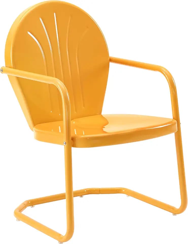 Crosley Furniture Griffith Retro Metal Outdoor Chair