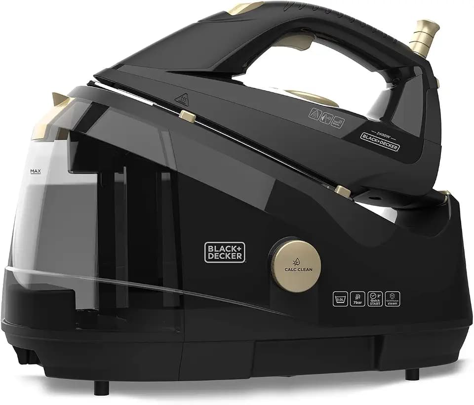 BLACK+DECKER BXIR2403E Bügelstation, 2400W, Schwarz