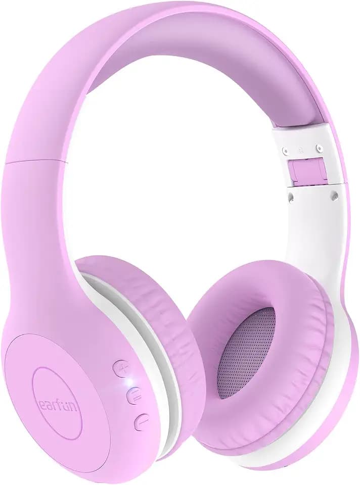 EarFun K2 Kids Bluetooth Headphones for School, Kids Headphones with Mic