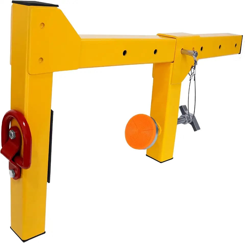 Parapet Adjustable Anchor,Non-Penetrating Roof Anchor,Reusable Parapet Anchor Clamp for Parapet Walls Up to 15"Thick, Lightweight Portable Fall Protection Anchor