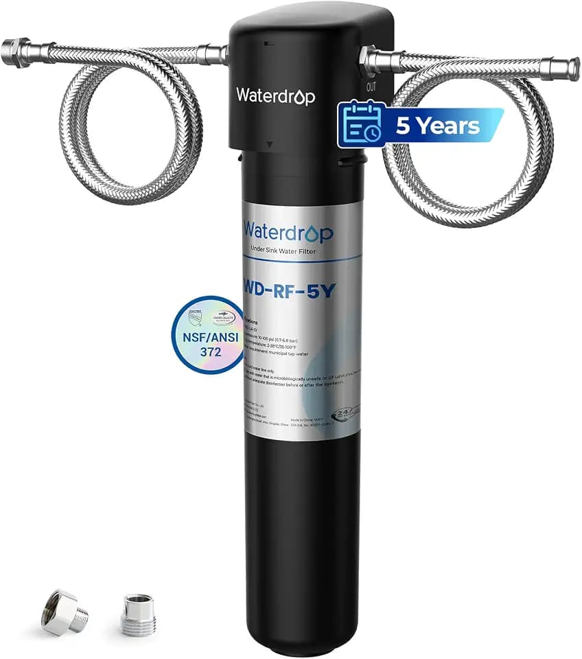 Waterdrop UA-5Y 5-Year Under Sink Water Filter System, Ultra Long Life