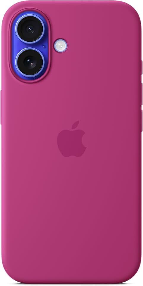 Apple iPhone 16 Silikon Case mit MagSafe – Fuchsia 