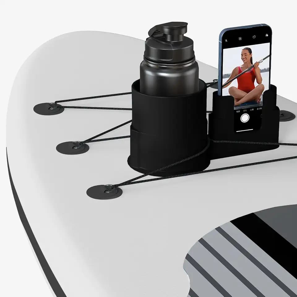 iKristin Paddle Board Cup Holder Stand Up 2-in-1 Paddleboard Cup Holder
