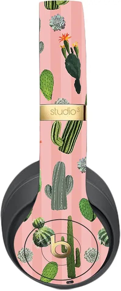 MightySkins Skin Compatible with Beats Studio 3 Wireless - Cactus Garden | Protective, Durable, and Unique Vinyl Decal wrap Cover | Easy to Apply, Remove, and Change Styles | Made in The USA
