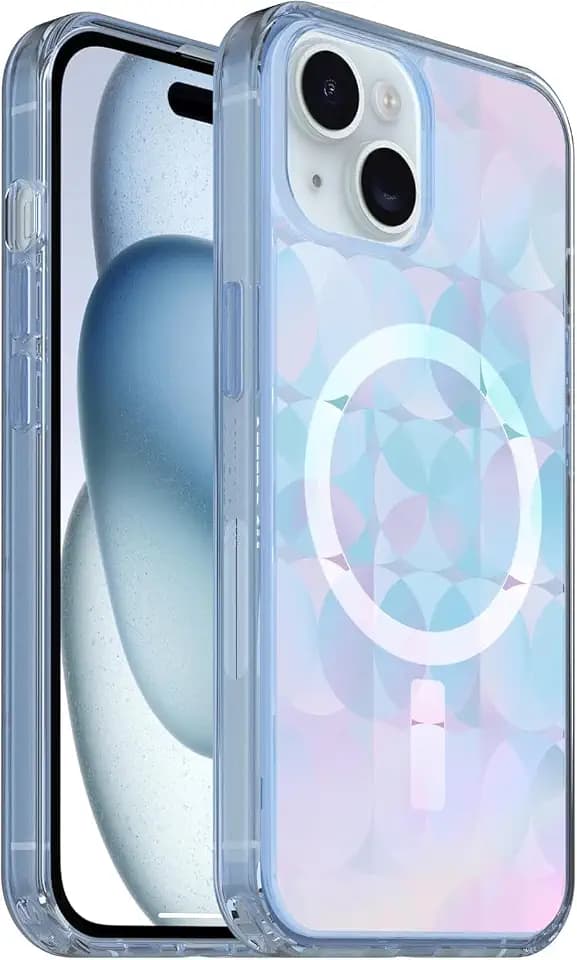 OtterBox iPhone 17e, 16e, 15, 14, 13 – Symmetry MagSafe Case - Opal Prism