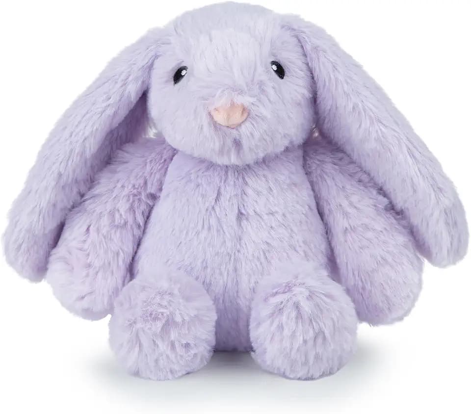 Best Pet Supplies Bunny Buddy Squeaky Plush Dog Toy - Purple, Small