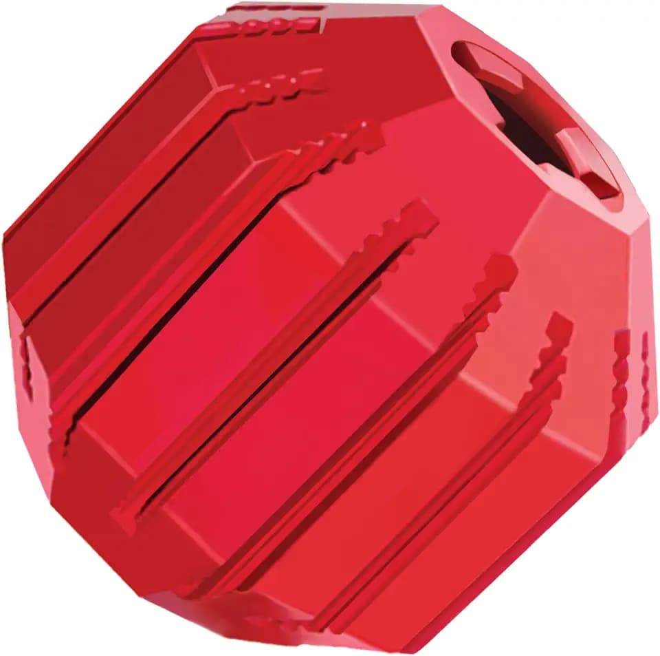 KONG Stuff-A-Ball, Natural Rubber Dental Chew Toy, for Medium Dogs