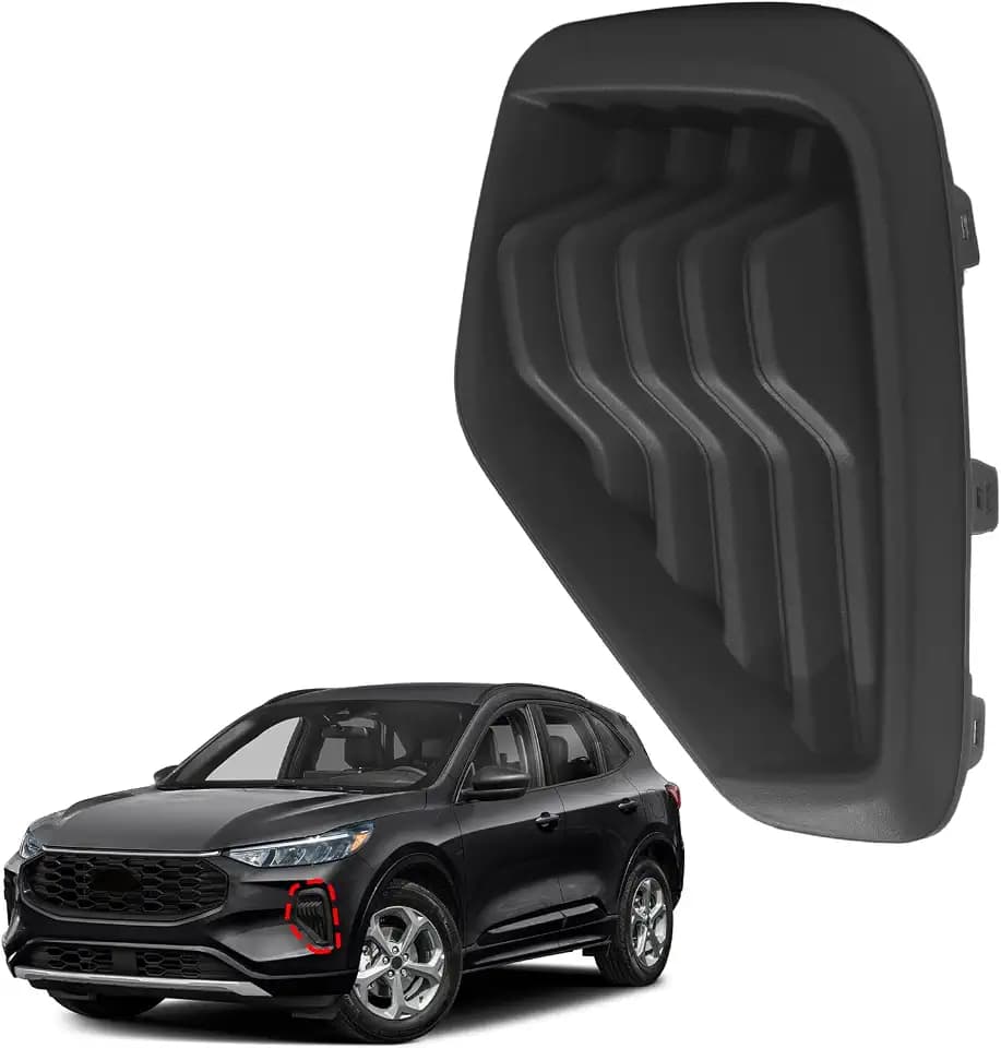 BXZ Front Bumper Insert Driver Fog Light Lamp Cover For Ford Escape