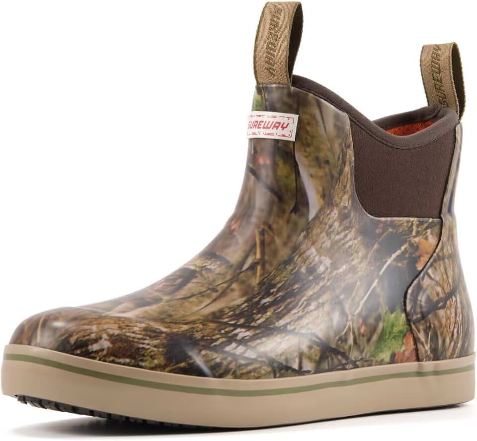 SUREWAY Women's Deck Boots Non-Slip Fishing & Ankle Boot