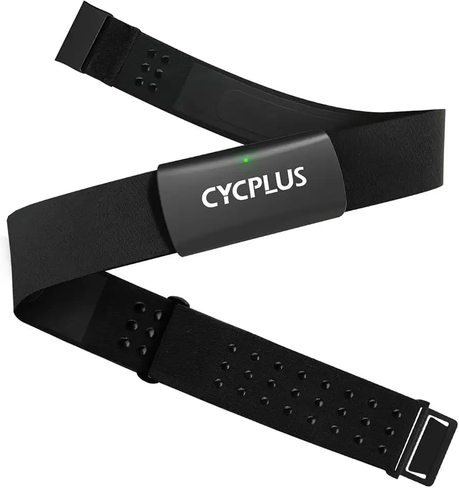 CYCPLUS H2Pro Herzfrequenzmesser Brustgurt, Bluetooth & ANT+, 500h Akku