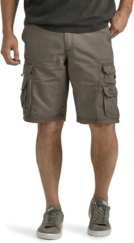 Lee Herren Big & Tall Latzhose mit Gürtel, Wyoming-Cargo-Shorts Big & Tall Dungarees Belted Wyoming Cargo Short