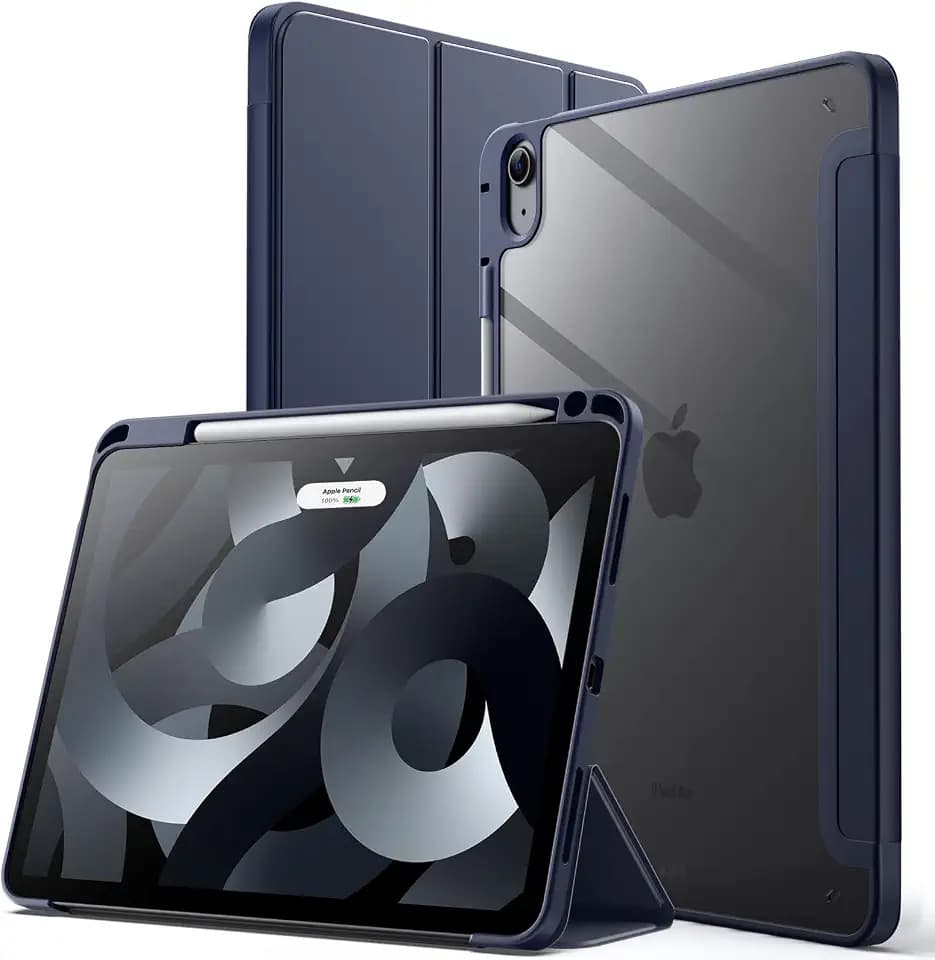 JETech Case for iPad Air 11" M4/M3/M2 & iPad Air 5/4 10.9", Deep Navy