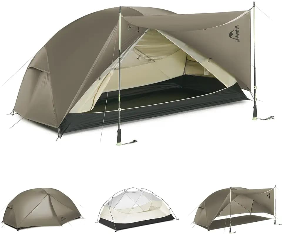 Naturehike Mongar Base/Pro Zelt 1&2&3 Personen Ultraleicht Camping Zelt