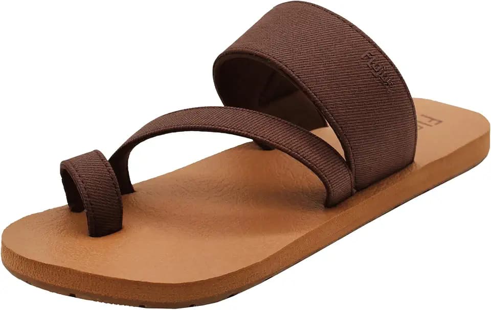 Flojos Amara Women's Sandal, Asymmetrical Faux Canvas Toe Thong