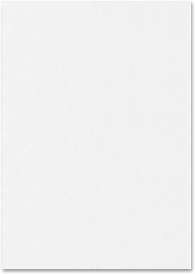 50 Blatt - 300g A4 Dickes Papier zum Drucken, Kartonpapier Fotokarton Weiß