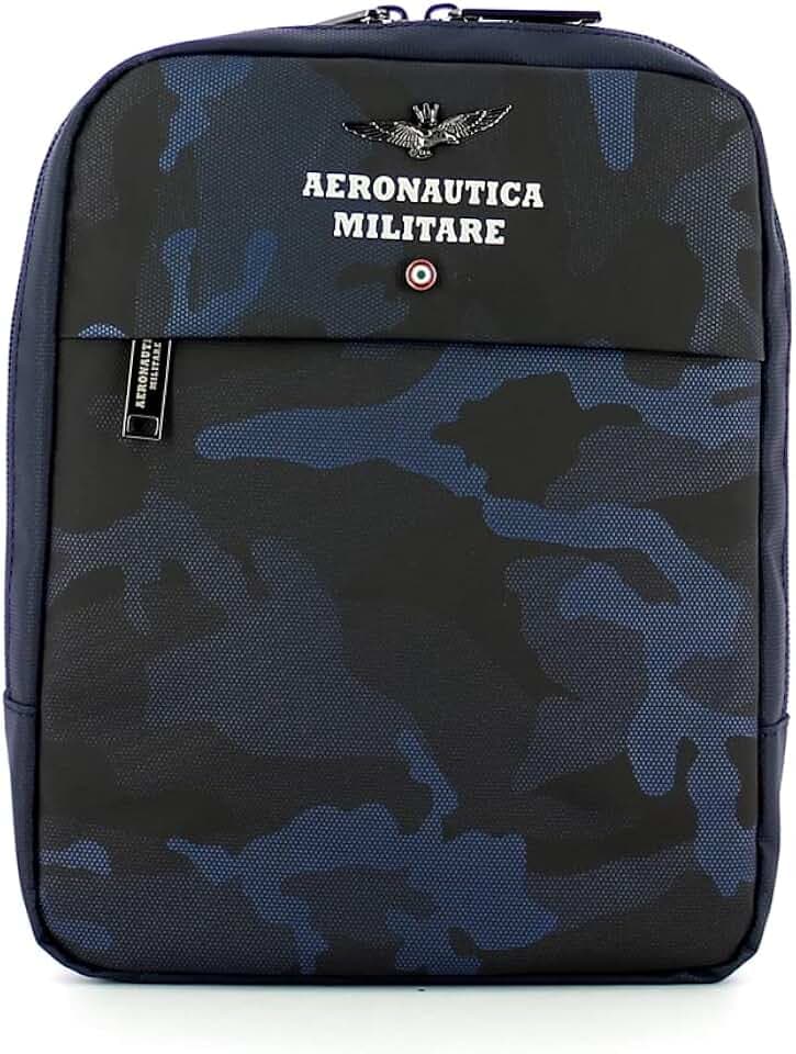 Aeronautica Militare AM-361 Camouflage Tabletentasche für Frauen in Blau, Größe M