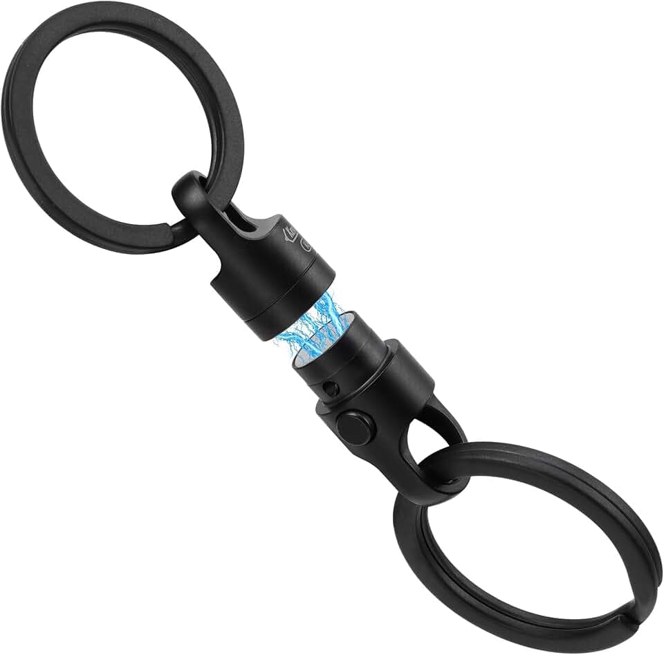 KeyUnity KA62 Titanium Magnetic Quick Release Keychain