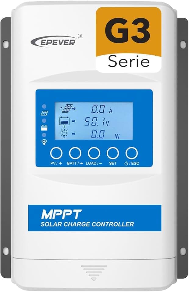 EPEVER® MPPT XTRA-N G3 – XTRA 2210N Solar Laderegler charge controller, Ladestrom 20A, 12/24VDC auto work, PV 100V, XDS2 Display