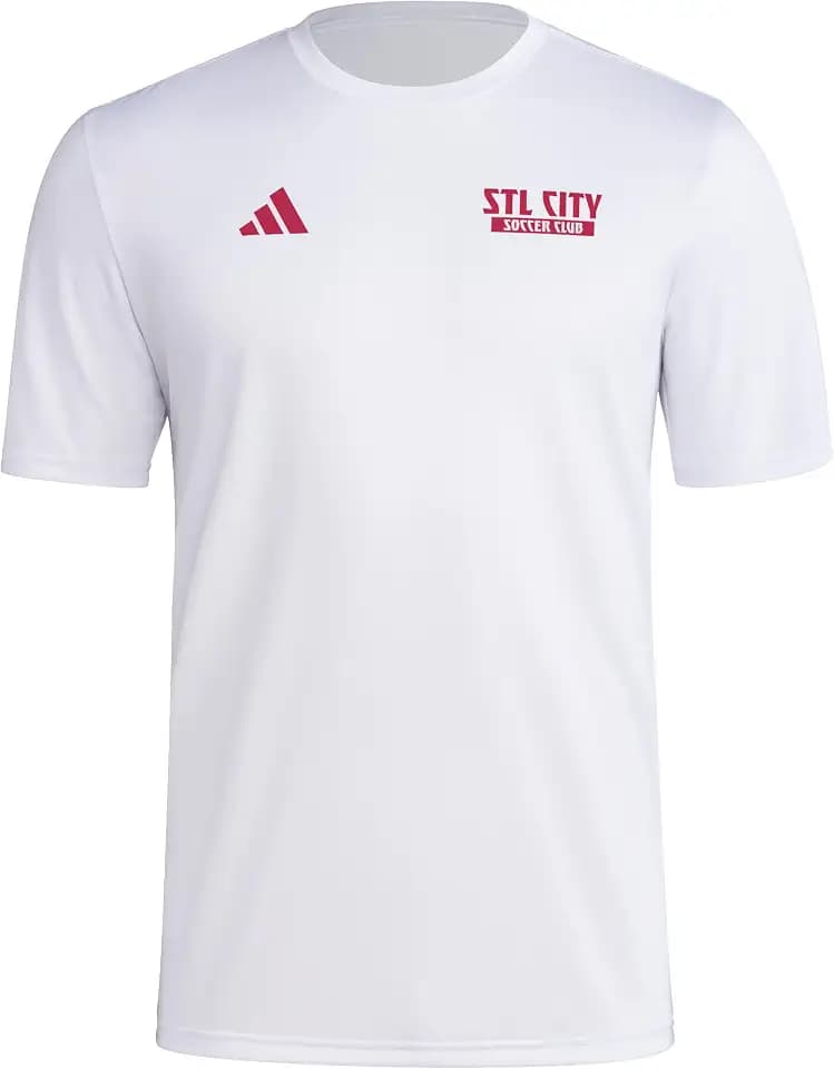 adidas Men's St. Louis City Sc Local Warp Pre-Game Short Sleeve T-Shirt