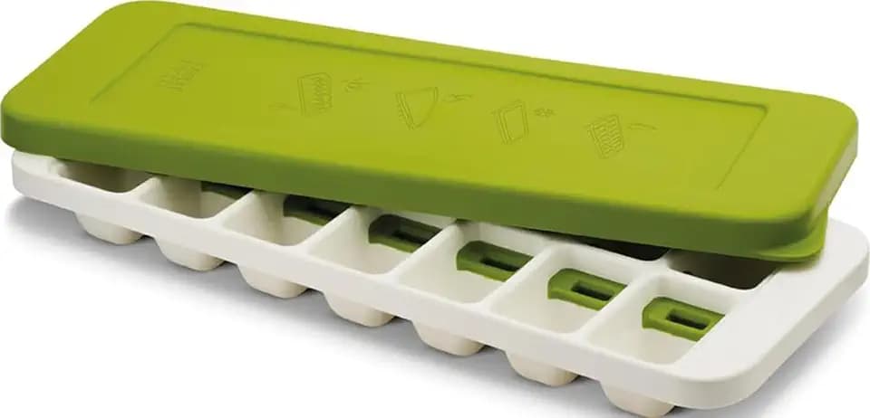 Joseph Joseph Quicksnap Plus - Eiswürfelbehälter mit Deckel - weiß/grün
