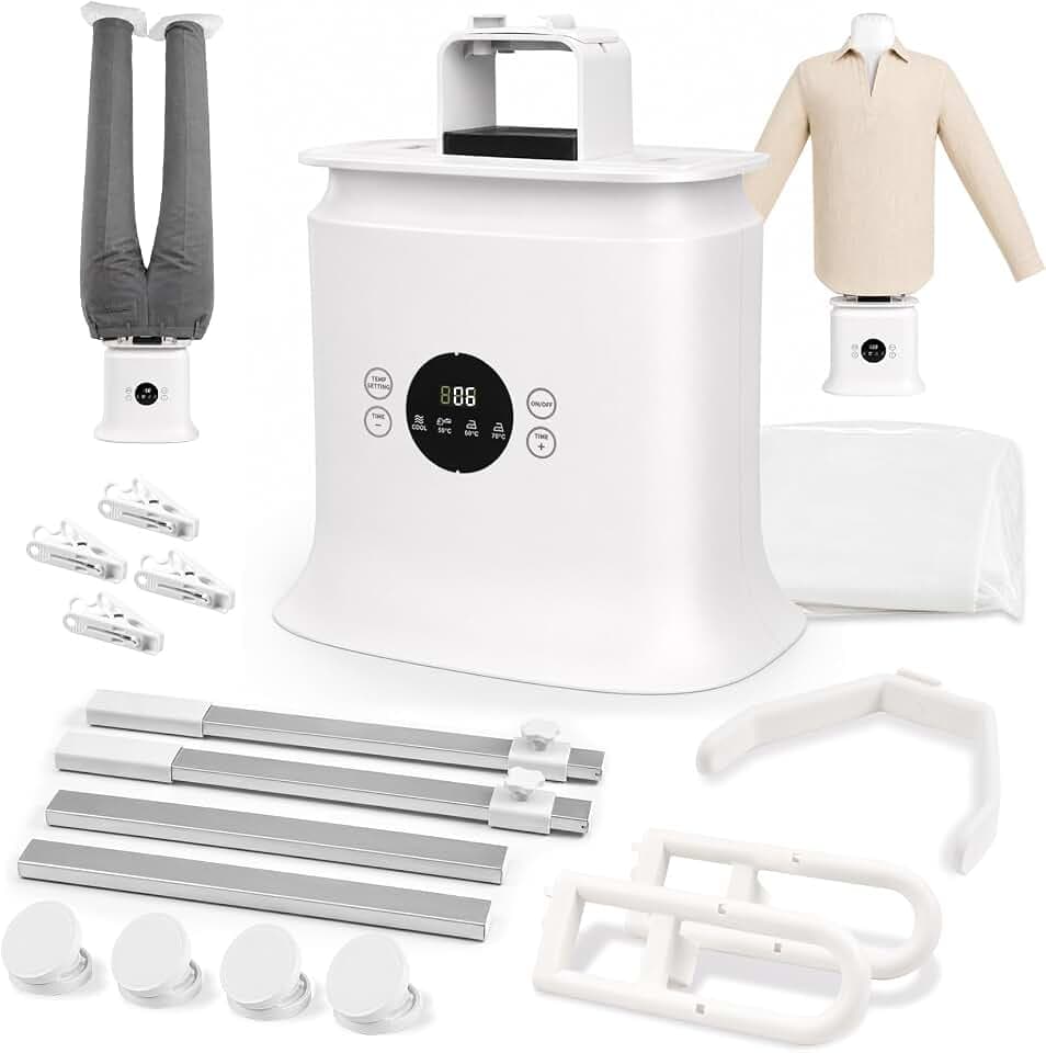 Automatic Ironing Machine, Portable Hands-Free Self Dryer