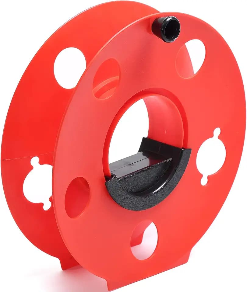 Homeon Wheels 100 ft Extension Cord Storage Reel, Impact-Resistant